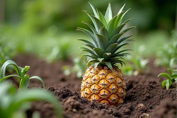 Growing Pineapple in Organic Compost Beds for Healthier, Juicier Fruit