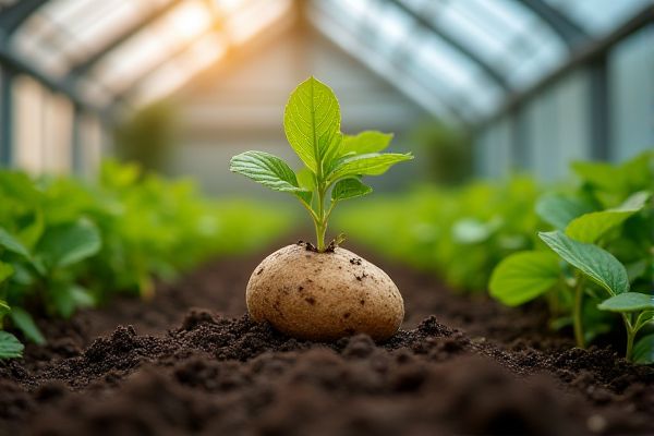 Maximize Potato Growth in Greenhouses Using LED Lighting for Year-Round Harvests