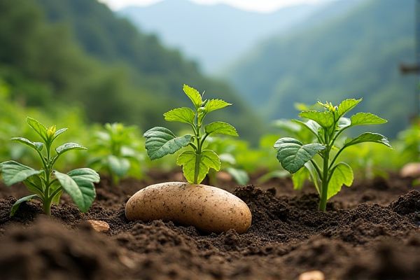 Cultivating Potatoes on Mountainous Terraces for Enhanced Yield and Soil Conservation
