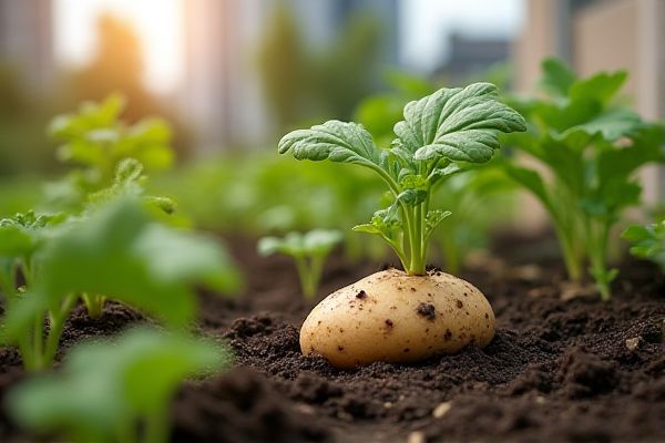 Grow Healthy Potatoes in Urban Rooftop Gardens for Fresh Home Harvests