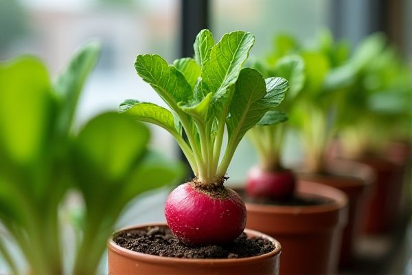 Growing Radishes in Compact Balcony Pots for Fresh, Crisp Harvests