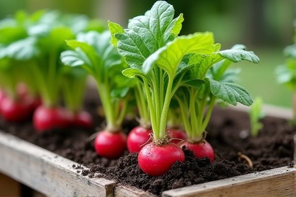 Growing Crisp Radishes in Recycled Pallet Boxes for Sustainable Gardening Success