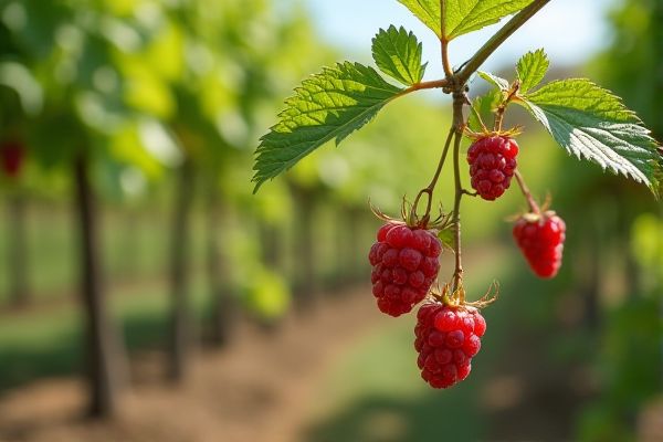 Integrating Raspberry Plants in Vineyards for Enhanced Crop Diversity and Yield