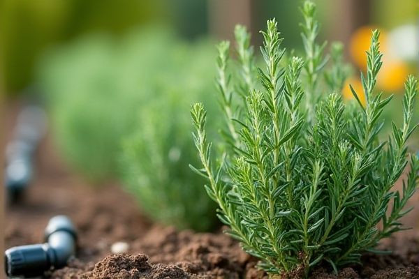 Grow Lush Rosemary in Garden Beds Using Efficient Drip Irrigation Systems