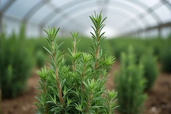 Growing Rosemary in Greenhouses During Winter for Year-Round Fresh Herbs