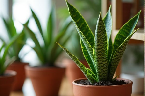 Growing Snake Plants in Terracotta Pots Indoors for Healthy, Stylish Greenery