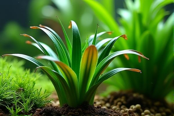 Creating a Lush Aquarium Environment by Planting Spider Plants for Natural Filtration and Aesthetic Appeal