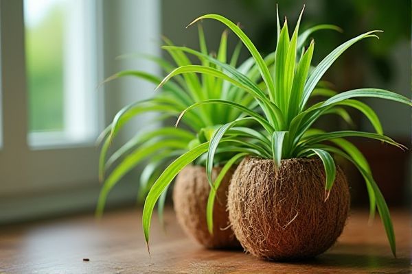 Growing Spider Plants in Coconut Coir Mediums for Vibrant Indoor Greenery