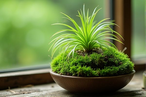 Creating Lush Spider Plant Displays with Kokedama Moss Ball Planting Techniques