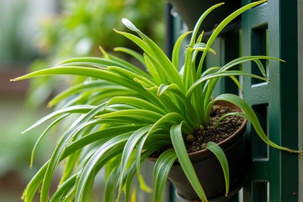 Grow Lush Spider Plants in Vertical Garden Panels for Stunning Indoor Greenery