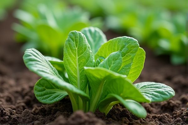 Maximize Garden Space by Planting Spinach Between Rows of Garlic for Healthy Growth