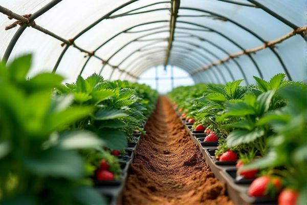 Maximize Strawberry Yields by Growing in High Tunnel Greenhouses