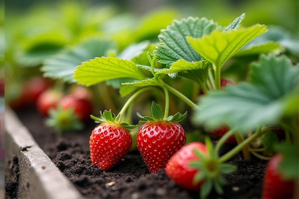 Growing Strawberries in Raised Beds with Shade for Optimal Fruit Production