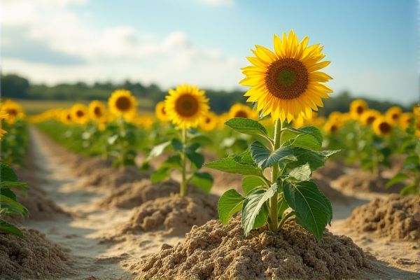 Grow Vibrant Sunflowers Thriving in Sandy Coastal Soils for a Bright Garden Display