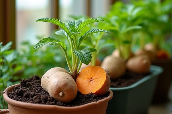Growing Sweet Potatoes in Container Gardens Indoors for a Bountiful Harvest