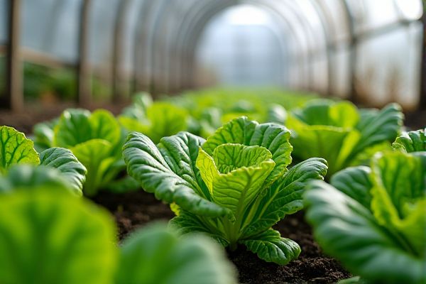 Growing Vibrant Swiss Chard in a Greenhouse Throughout Winter for Year-Round Harvests