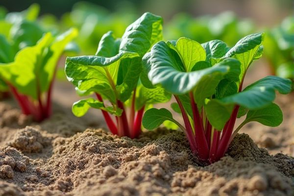 Growing Vibrant Swiss Chard in Sandy Coastal Soil for a Productive Garden