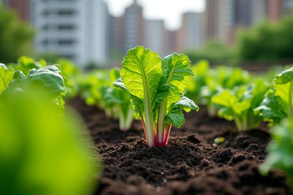 Growing Vibrant Swiss Chard in Urban Rooftop Gardens for Fresh, Nutritious Harvests