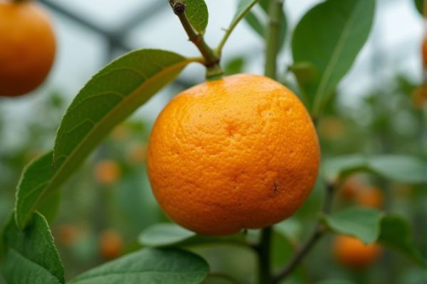 Growing Tangerine Trees in a Polyhouse for Enhanced Fruit Production and Quality