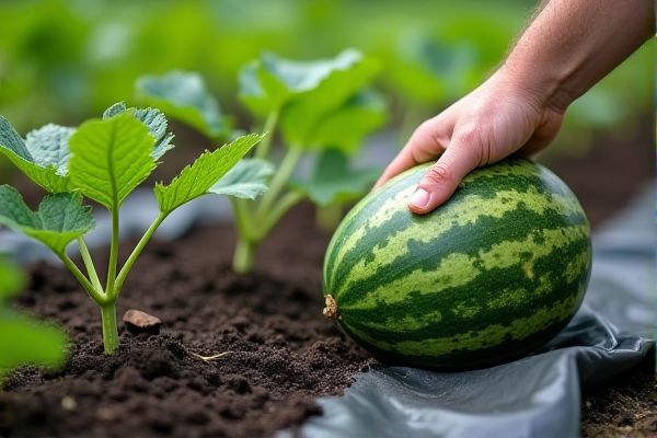 Maximize Watermelon Growth with Black Plastic Mulch for Optimal Yield and Quality