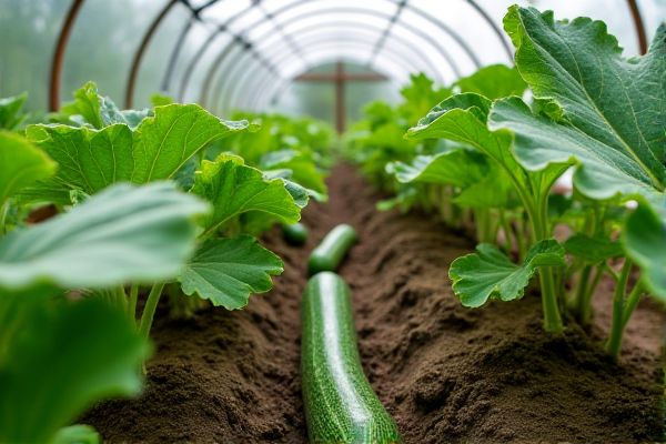 Maximize Zucchini Growth by Planting in High Tunnel Greenhouses