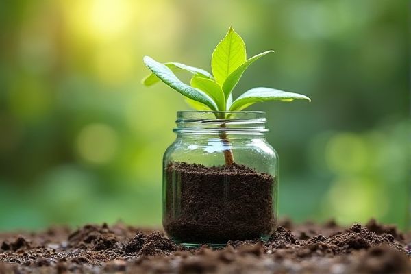 Growing a Vibrant ZZ Plant in a Glass Jar for Stylish Indoor Greenery